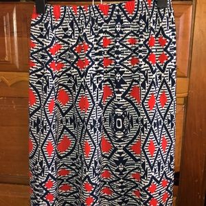 Soprano size XS women’s Aztec print skirt